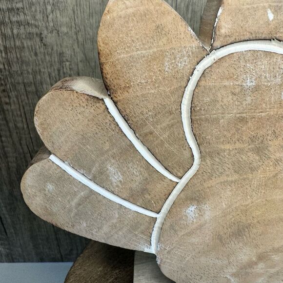 Rustic Turkey Thanksgiving Decor Mango Wood NEW FAST SHIP - Picture 2 of 6